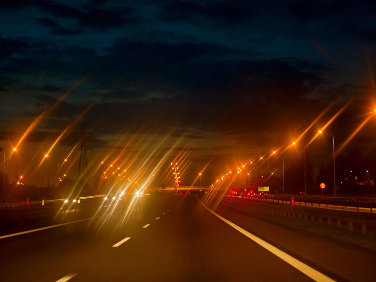 night vision problems while driving